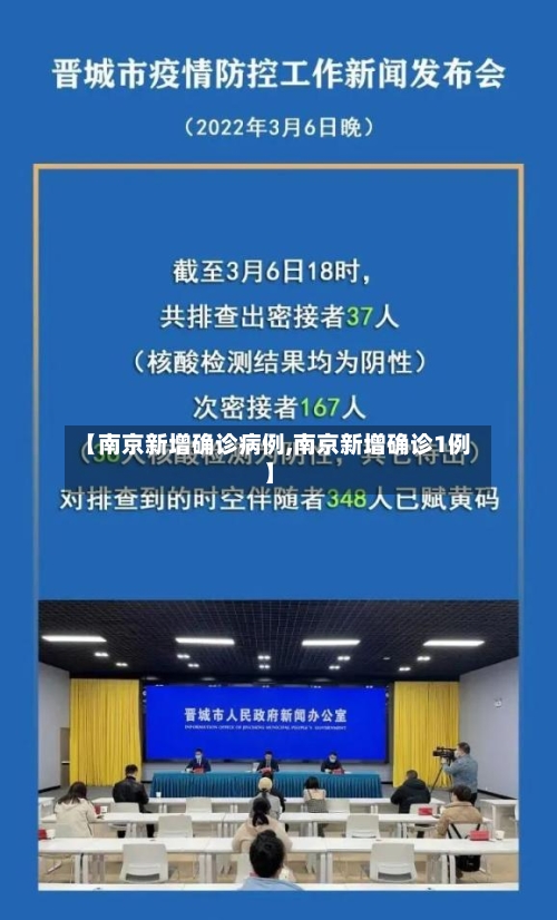 【南京新增确诊病例,南京新增确诊1例】
