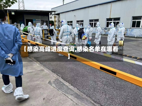 【感染高峰进度查询,感染名单在哪看】